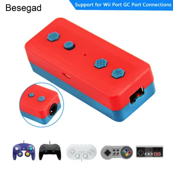 Besegad 3 in 1 Wireless Adapter Converter Turbo Screen Capture Function for Nintendo Nintend Switch Gamecube Wii NES Controller
Besegad 3 in 1 Wireless Adapter Converter Turbo Screen Capture Function for Nintendo Nintend Switch Gamecube Wii NES Controller