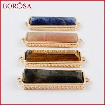 BOROSA 10PCS Rectangle Natural Multi-kind Stones Druzy Connector,Gems Labradorite Stone Gold Double Charms for DIY Jewelry WX970
BOROSA 10PCS Rectangle Natural Multi-kind Stones Druzy Connector,Gems Labradorite Stone Gold Double Charms for DIY Jewelry WX970