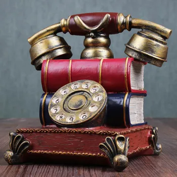 Retro Resin Telephone Figurine Piggy Bank Vintage Coin Bank Phone Birthday Gift Coffee Shop Decor FPing
Retro Resin Telephone Figurine Piggy Bank Vintage Coin Bank Phone Birthday Gift Coffee Shop Decor FPing