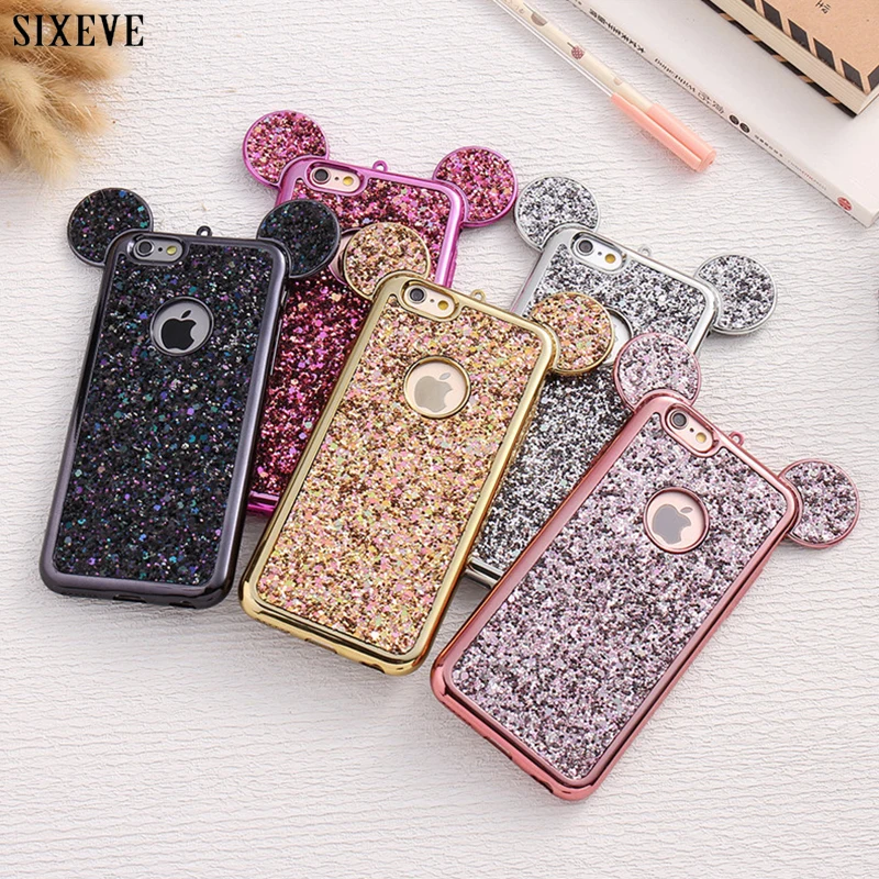 Luxury Cartoon animation 3D Ears Soft Phone Case For iPhone XS Max X XR 5 5S SE 6 S 6s 7 8 6Plus 7Plus 8Plus Bling Glitter Cover
Luxury Cartoon animation 3D Ears Soft Phone Case For iPhone XS Max X XR 5 5S SE 6 S 6s 7 8 6Plus 7Plus 8Plus Bling Glitter Cover