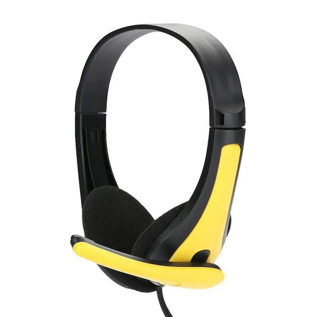 Head-mounted Computer Game Headset 3.5mm Jack Wired Headphones With Microphone Mobile Phone Earpieces Stereo Music Earphones
Head-mounted Computer Game Headset 3.5mm Jack Wired Headphones With Microphone Mobile Phone Earpieces Stereo Music Earphones