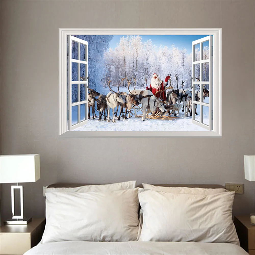 New Year Window Glass PVC Wall Sticker Christmas 3D Snow Moon Wall Stickers Home Decal Christmas Decoration for Home Supplies T
New Year Window Glass PVC Wall Sticker Christmas 3D Snow Moon Wall Stickers Home Decal Christmas Decoration for Home Supplies T
