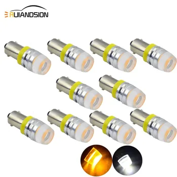 10xBRIGHT Amber/Yellow 6V 12V 24V High Power 2W Lens LED Instrument Panel BA9S BAX9S BAY9S Light Bulb
10xBRIGHT Amber/Yellow 6V 12V 24V High Power 2W Lens LED Instrument Panel BA9S BAX9S BAY9S Light Bulb