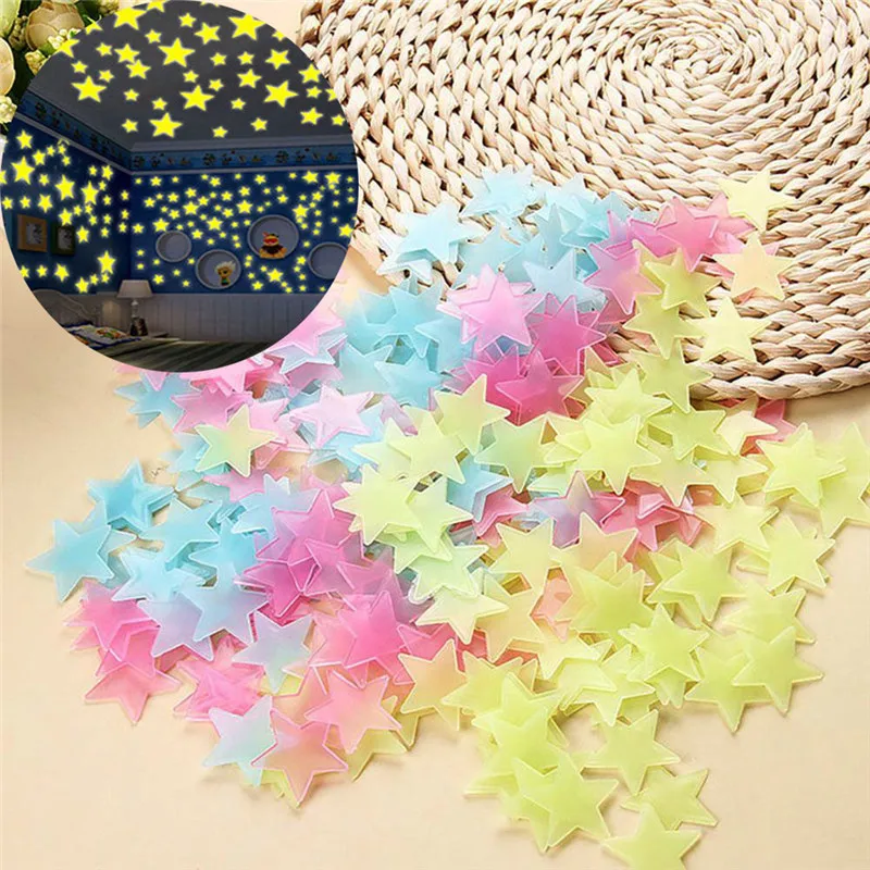 100Pcs Wonderful Solid 3D Stars Glow In Dark Luminous Bedroom Corridor Fluorescent Plastic Wall Sticker Home Decor Drop Shipping
100Pcs Wonderful Solid 3D Stars Glow In Dark Luminous Bedroom Corridor Fluorescent Plastic Wall Sticker Home Decor Drop Shipping