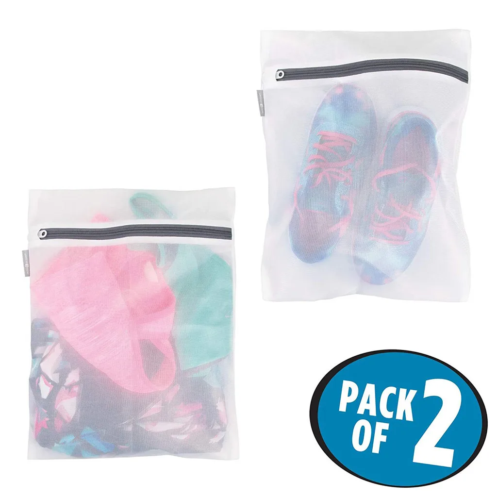 2Pcs/Set Laundry Bag 2Sizes Lingerie Underwear Sock Women Bra Mesh Clothes Washing Aid Net Zip Bags Bras Protector F1127
2Pcs/Set Laundry Bag 2Sizes Lingerie Underwear Sock Women Bra Mesh Clothes Washing Aid Net Zip Bags Bras Protector F1127
