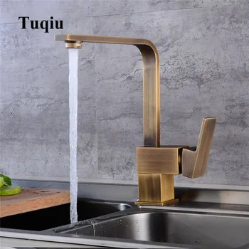 Rotating brass kitchen faucets hot & cold water torneiras cozinha chrome/antique/black Oil Brushed Square Sink taps mixers
Rotating brass kitchen faucets hot & cold water torneiras cozinha chrome/antique/black Oil Brushed Square Sink taps mixers