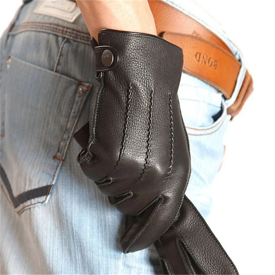 Men 2019 New High Quality Genuine Leather Rushed Gloves Luxury Deerskin Glove Wrist Driving Winter Cashmere Lining 3-EM012WR
Men 2019 New High Quality Genuine Leather Rushed Gloves Luxury Deerskin Glove Wrist Driving Winter Cashmere Lining 3-EM012WR
