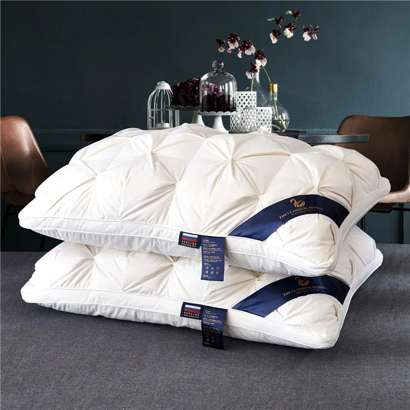 48*74cm White Bread Style Rectangle Goose/Duck Down Pillow Bedding set Whole cotton goose wool pillow Comfortable Soft Pillow
48*74cm White Bread Style Rectangle Goose/Duck Down Pillow Bedding set Whole cotton goose wool pillow Comfortable Soft Pillow