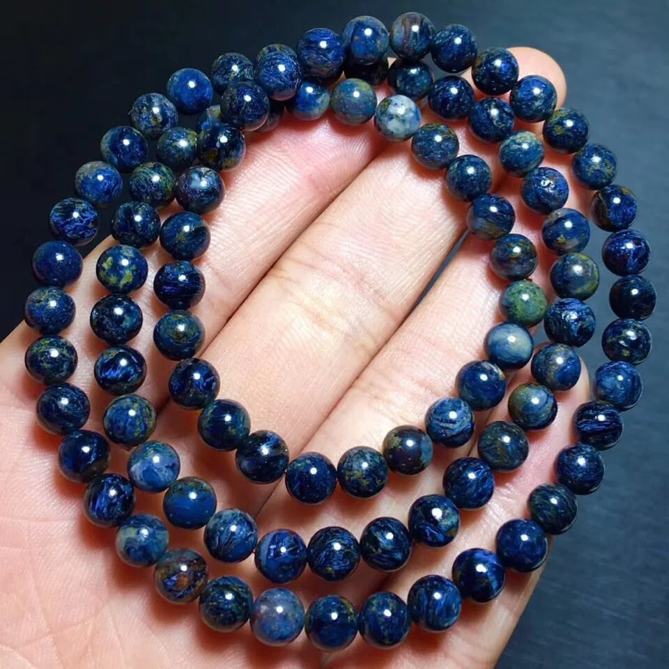 6.1mm Genuine Natural Pietersite Gemstone 3 Laps Bracelet For Women Men Anniversary Stretch Crystal Beads Bracelet Jewelry Gift
6.1mm Genuine Natural Pietersite Gemstone 3 Laps Bracelet For Women Men Anniversary Stretch Crystal Beads Bracelet Jewelry Gift