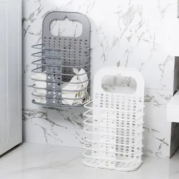 Foldable Plastic Hamper Storage Basket Household Bathroom Wall Hanging Laundry Basket Bedroom Dressing Basket
Foldable Plastic Hamper Storage Basket Household Bathroom Wall Hanging Laundry Basket Bedroom Dressing Basket