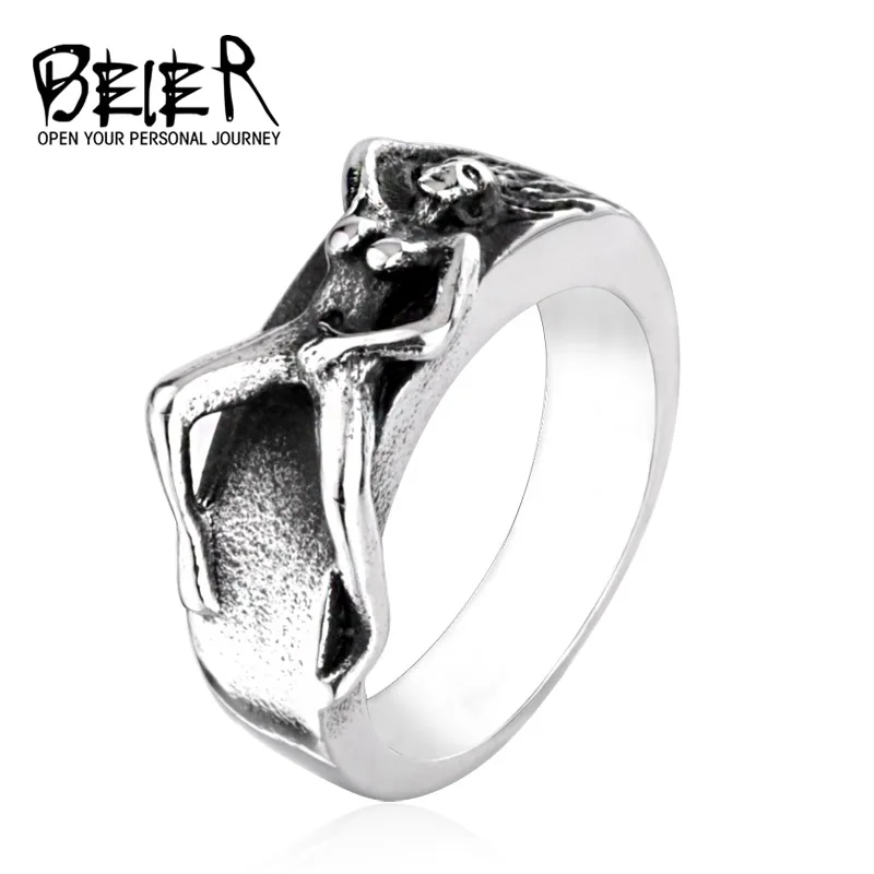 Beier new store 316L Stainless Steel ring Unique Sexy Naked Woman Ring Special Cool Man's Trendy Ring LLBR8-179R
Beier new store 316L Stainless Steel ring Unique Sexy Naked Woman Ring Special Cool Man's Trendy Ring LLBR8-179R