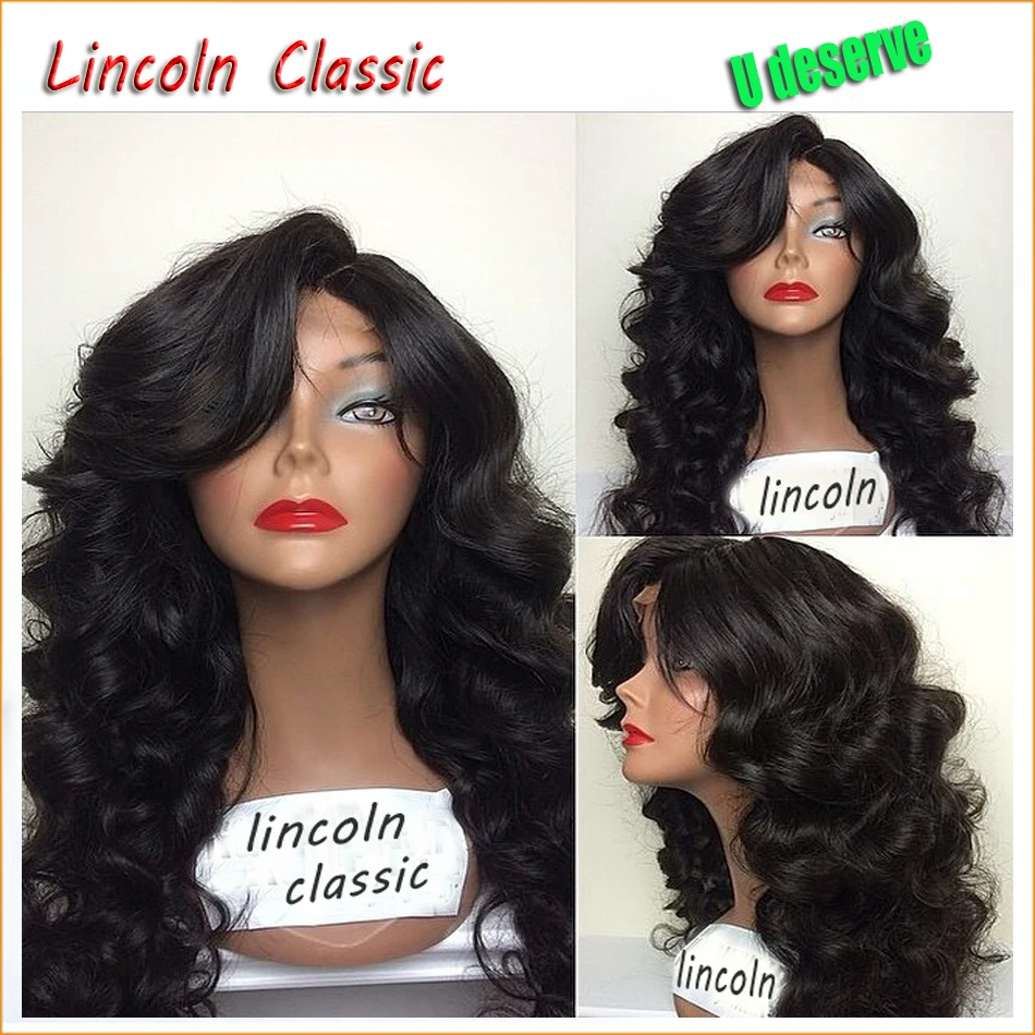 High quality 150 density Glueless wavy full lace wigs Chinese Human hair Wavy lace front wigs for black women with baby hair 
High quality 150 density Glueless wavy full lace wigs Chinese Human hair Wavy lace front wigs for black women with baby hair