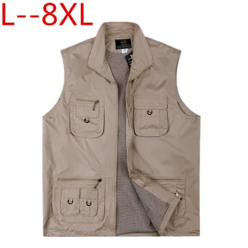 10XL 8XL 6XL 5XL Vests Sleeveless Unloading Waistcoat With Many Male Coat Pockets Military Jacket Mens Tactical Vest Sweatshirts
10XL 8XL 6XL 5XL Vests Sleeveless Unloading Waistcoat With Many Male Coat Pockets Military Jacket Mens Tactical Vest Sweatshirts
