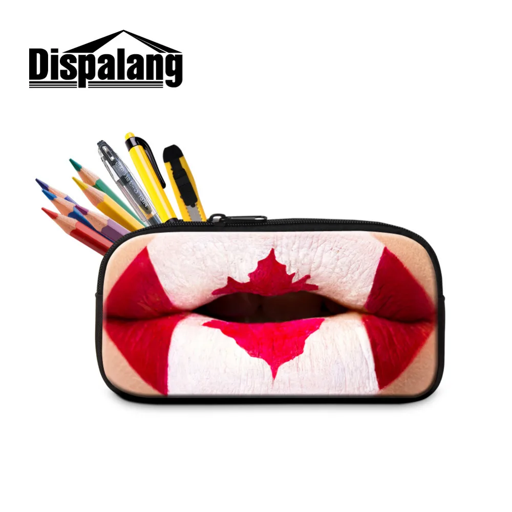 Dispalang Flag Lips Pencil Bag Women Cosmetic Bag Stationery Close Series Pouch Office School Supplies Estojo Escolars Kids Gift
Dispalang Flag Lips Pencil Bag Women Cosmetic Bag Stationery Close Series Pouch Office School Supplies Estojo Escolars Kids Gift