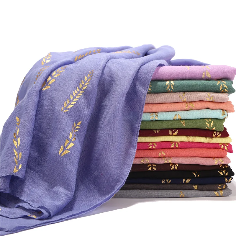 Fashion Wheat Ears Thin Hijab Scarf TR Cotton Long Shawl Muslim Turban Female Long Head Scarf Islamic Voile
Fashion Wheat Ears Thin Hijab Scarf TR Cotton Long Shawl Muslim Turban Female Long Head Scarf Islamic Voile