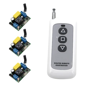AC 220V Wireless Remote Switch Distant Control ON/OFF Remote Control Switch Relay Module Receiver With Transmittter 315/433Mhz
AC 220V Wireless Remote Switch Distant Control ON/OFF Remote Control Switch Relay Module Receiver With Transmittter 315/433Mhz