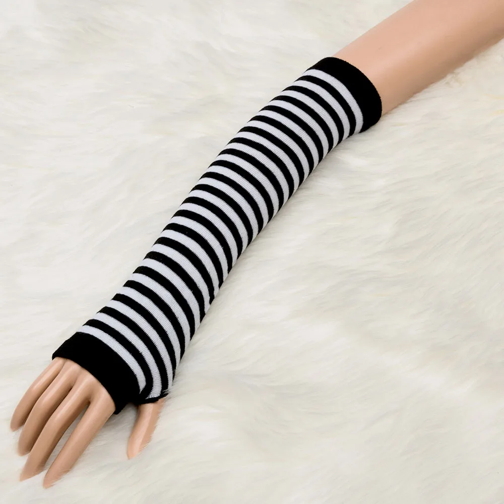 Fashion Knitted Elbow Long Gloves for Women Warm Winter Cotton Comfortable Cheap Mittens Black&grey Black&White Sleeve
Fashion Knitted Elbow Long Gloves for Women Warm Winter Cotton Comfortable Cheap Mittens Black&grey Black&White Sleeve