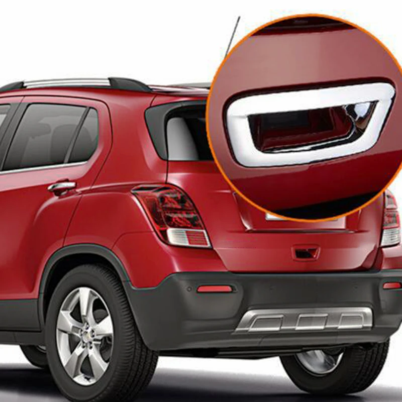 Для Chevrolet Trax трекер 2014 2015 2016 ABS хромированный задний багажник дверь поймать