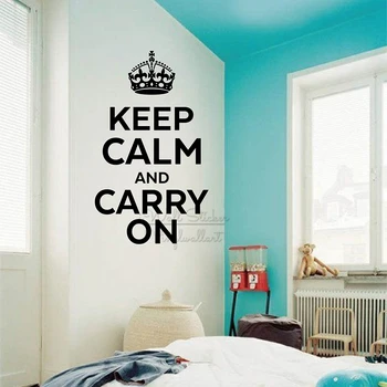 

Keep Calm And Carry On Quote Wall Sticker Motivational Wall Quotes Decal Removable Keep Calm Lettering Wall Decor Cut Vinyl Q297