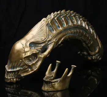 high Precision Alien skull model resin crafts Halloween decoration Antique model
high Precision Alien skull model resin crafts Halloween decoration Antique model