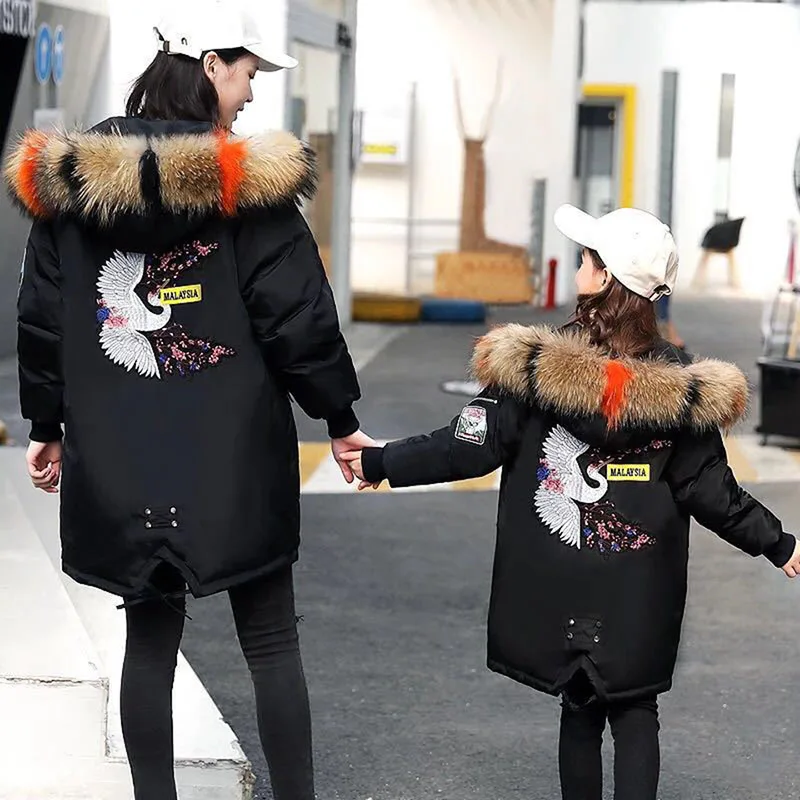 -30 Degrees Duck Down Jacket for Girls Clothing 2019 Winter Thicken Parkas Fur Hooded Coat Kids Clothes Children Warm Outerwear
-30 Degrees Duck Down Jacket for Girls Clothing 2019 Winter Thicken Parkas Fur Hooded Coat Kids Clothes Children Warm Outerwear