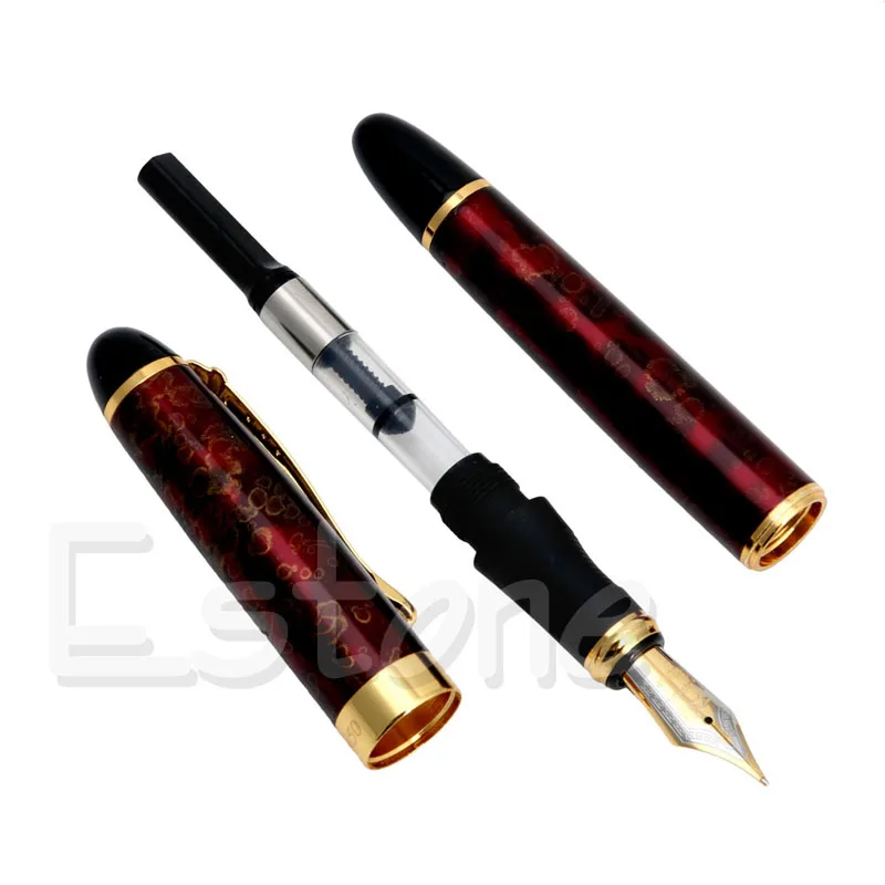 Перьевая ручка best JINHAO X450 Carven B/перьевая с красным цветком | Канцтовары для офиса и