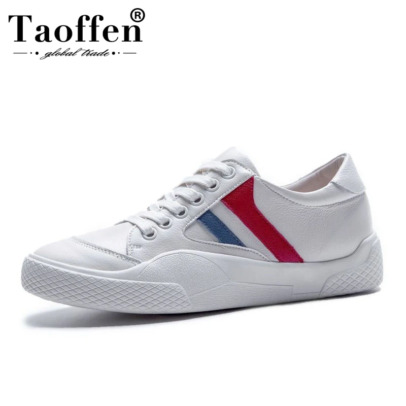 Taoffen New Brand 2019 Ins Fashion Bloggers Chic Sneakers Genuine Leather Flats Leisure Women Shoes Casual Shoes Size 35-42
Taoffen New Brand 2019 Ins Fashion Bloggers Chic Sneakers Genuine Leather Flats Leisure Women Shoes Casual Shoes Size 35-42