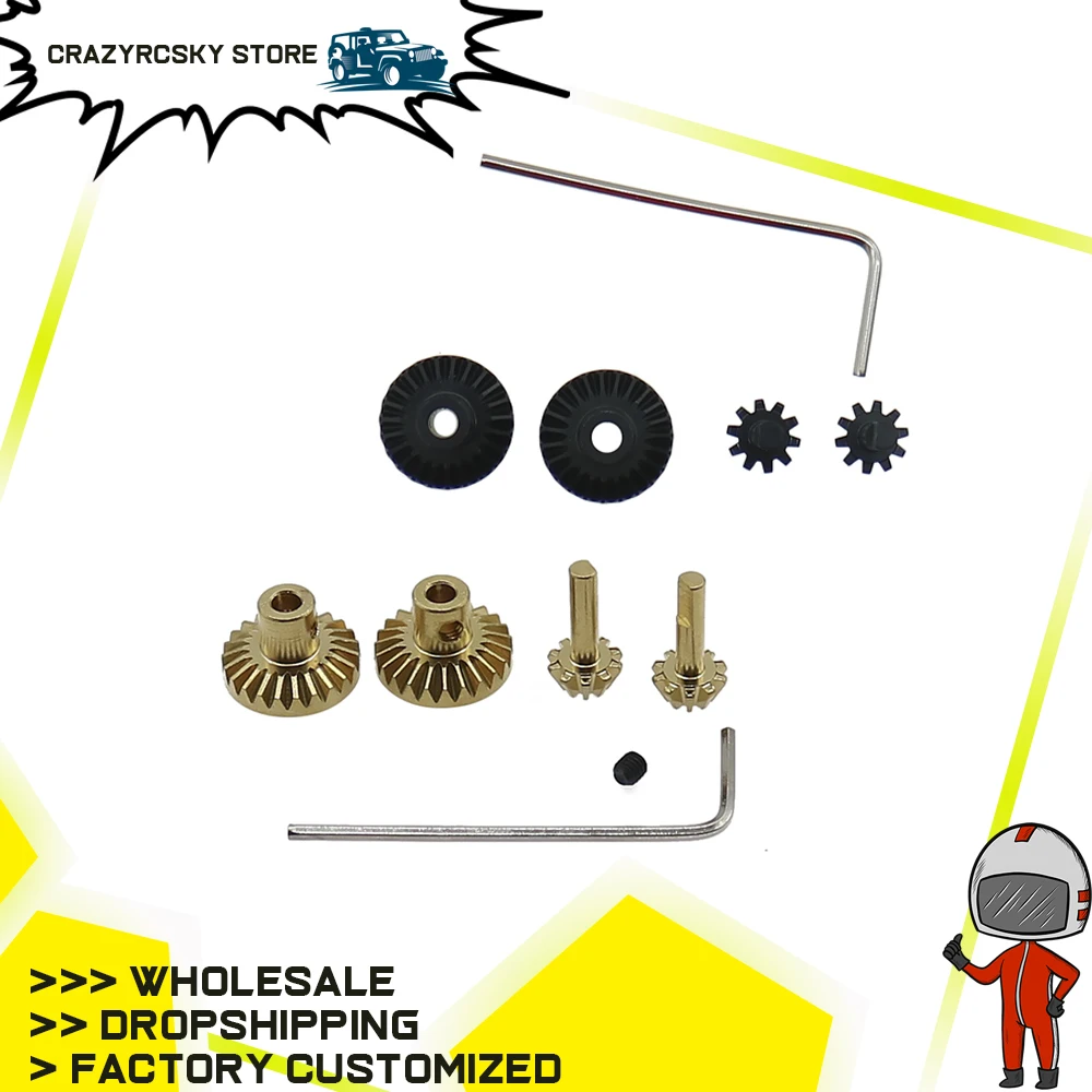 RCAWD Copper Front Rear Main Gears For WPL Henglong B1 B-14 B-16 C-14 C-24 B-24 B-26 JJRC Q61 Q60 4x4 6x6 Military Truck&Crawler
RCAWD Copper Front Rear Main Gears For WPL Henglong B1 B-14 B-16 C-14 C-24 B-24 B-26 JJRC Q61 Q60 4x4 6x6 Military Truck&Crawler