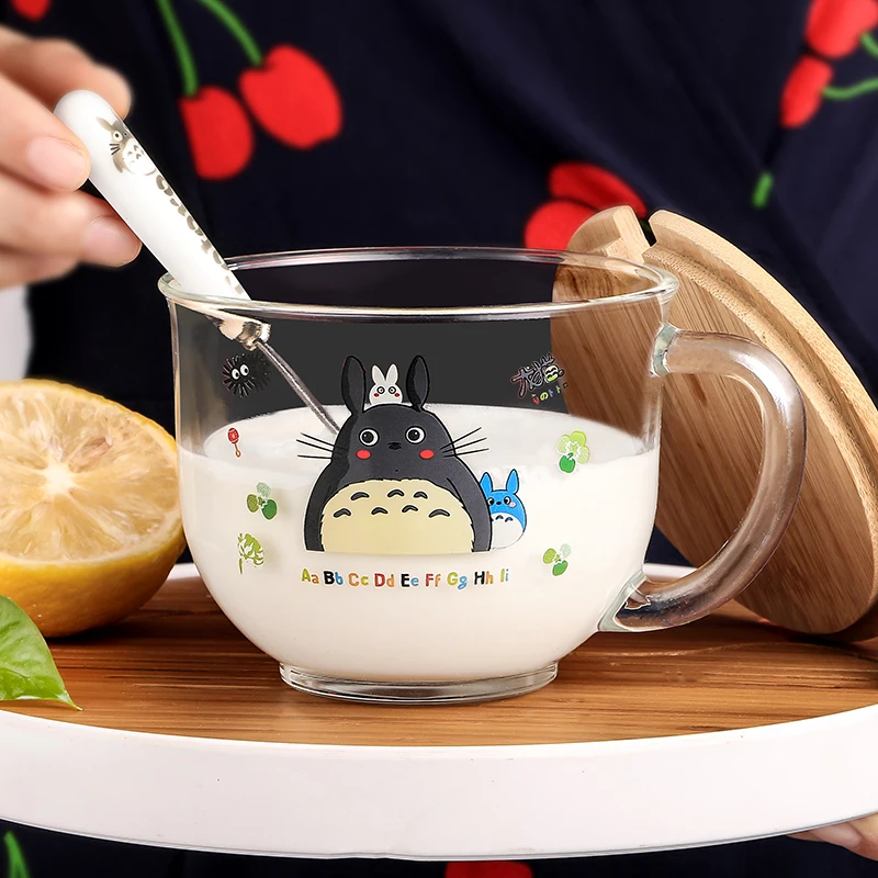Big Cute Cartoon Miyazaki Totoro Glass Cups Handmade Tea Coffee Cup Creative Mugs 500ML High quality
Big Cute Cartoon Miyazaki Totoro Glass Cups Handmade Tea Coffee Cup Creative Mugs 500ML High quality