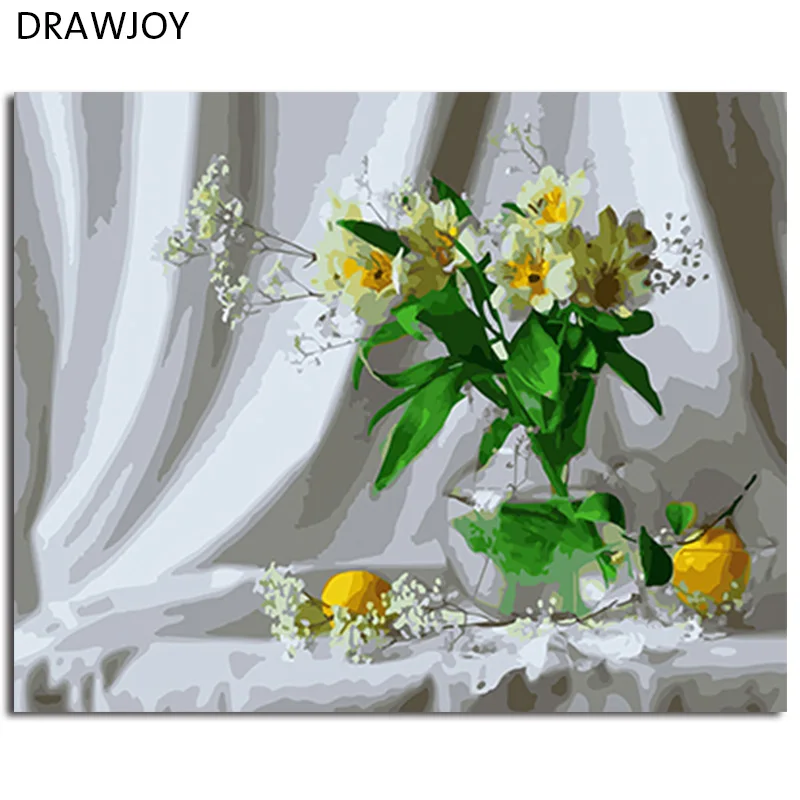 DRAWJOY Framed Picture Painting & Calligraphy Of Flower DIY Painting By Numbers Coloring By Numbers For Home Decor
DRAWJOY Framed Picture Painting & Calligraphy Of Flower DIY Painting By Numbers Coloring By Numbers For Home Decor