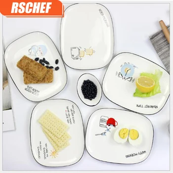 Nordic rectangular fruit salad plate cake dessert plate dish cutlery ceramic Western plate breakfast ceramic plate
Nordic rectangular fruit salad plate cake dessert plate dish cutlery ceramic Western plate breakfast ceramic plate