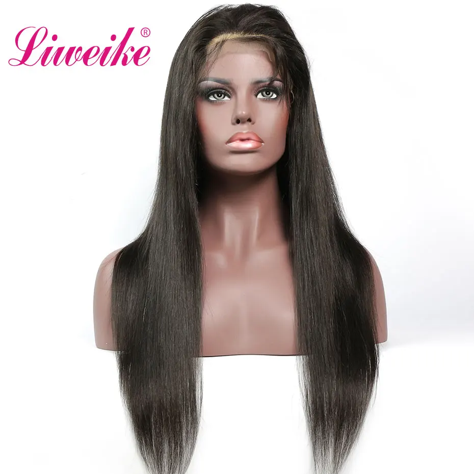 Liweike Straight Full Lace Front Wigs Brazilian Silky Remy 100% Human Hair Natural 1B Color Glueless Ponytail Soft Frontal Wig
Liweike Straight Full Lace Front Wigs Brazilian Silky Remy 100% Human Hair Natural 1B Color Glueless Ponytail Soft Frontal Wig