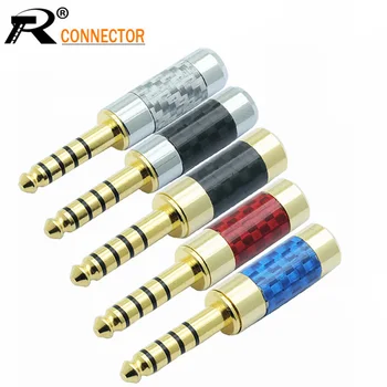 10pcs/lot Jack 4.4mm 5 Poles Male Plug Carbon Fiber 4.4 MM 5 Poles Stereo Plug Soldering Headphone Wire Connector for 6MM Cable
10pcs/lot Jack 4.4mm 5 Poles Male Plug Carbon Fiber 4.4 MM 5 Poles Stereo Plug Soldering Headphone Wire Connector for 6MM Cable