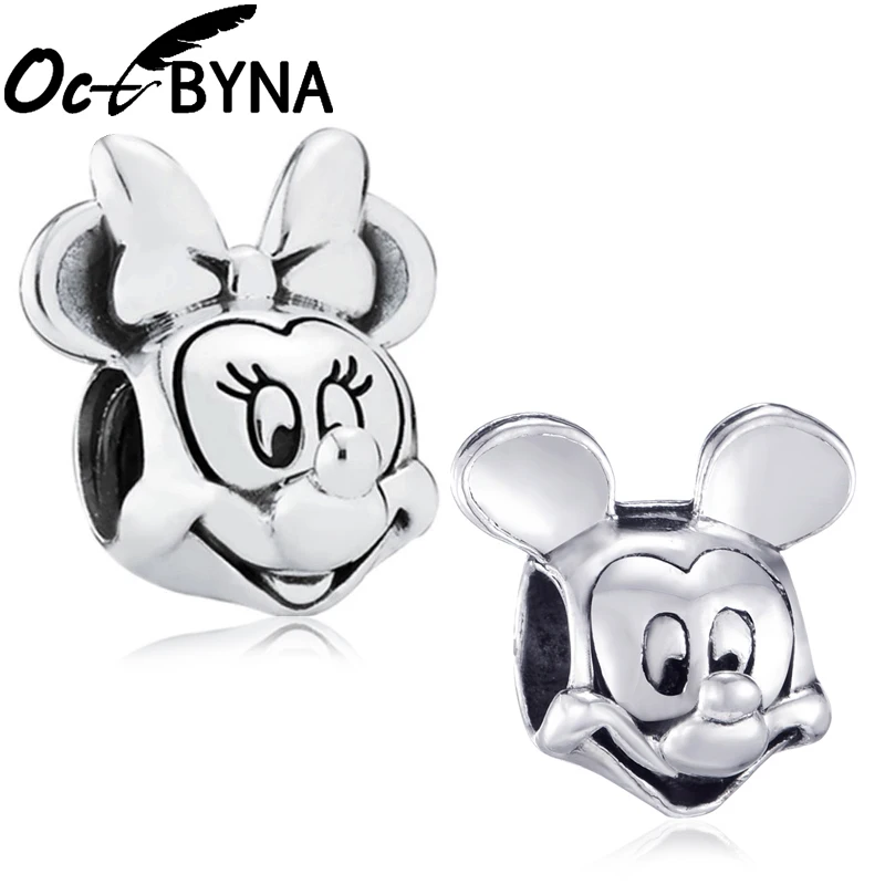 Octbyna Cartoon Vintage Silver Mickey Minnie Beads For Charm Bracelet DIY Jewelry Making Fits Pandora Bracelet For Women Gifts
Octbyna Cartoon Vintage Silver Mickey Minnie Beads For Charm Bracelet DIY Jewelry Making Fits Pandora Bracelet For Women Gifts