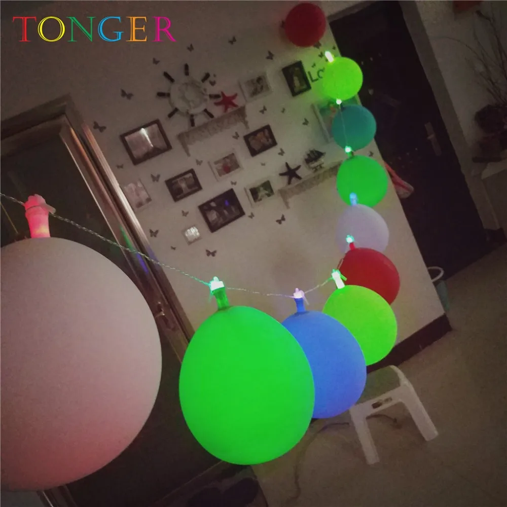 Tonger Led Balloon 4.15M/10 LED RGB flash function Air Balloon String Lights Round LED Balloons Wedding Party Decoration
Tonger Led Balloon 4.15M/10 LED RGB flash function Air Balloon String Lights Round LED Balloons Wedding Party Decoration
