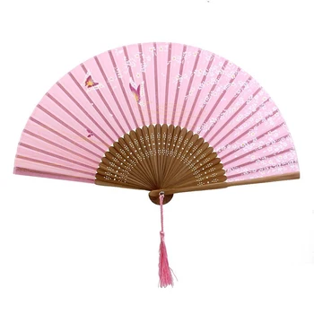 21CM Janpanese Butterfly Sakura Pattern Folding Portable Hand Bamboo Fan For Gift (Pink)
21CM Janpanese Butterfly Sakura Pattern Folding Portable Hand Bamboo Fan For Gift (Pink)