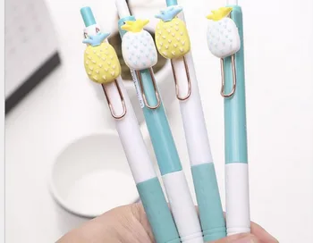 creativePineapple pie gel Pen Ink Pen School prize Office writing Supply kawaii student Stationery black needle pen 48pc/lot
creativePineapple pie gel Pen Ink Pen School prize Office writing Supply kawaii student Stationery black needle pen 48pc/lot