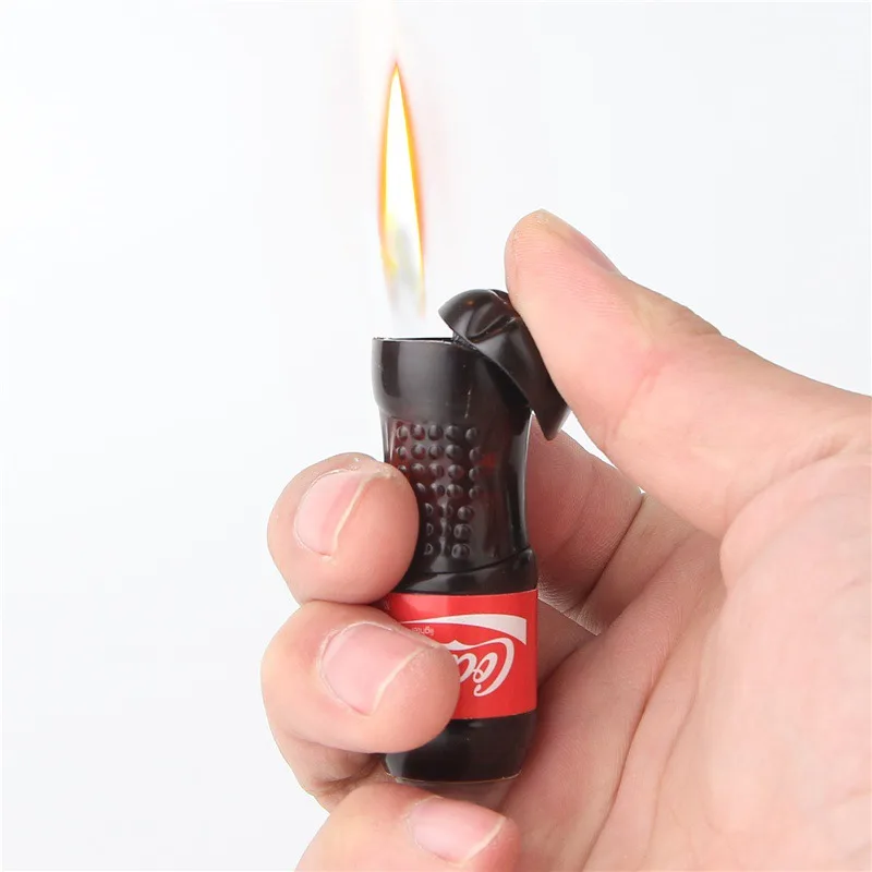 Creative Mini Refillable Butane Gas Cigarette Lighters Coke shape Lighter Smoking Accessories Coco cola Pepsi, etc.
Creative Mini Refillable Butane Gas Cigarette Lighters Coke shape Lighter Smoking Accessories Coco cola Pepsi, etc.