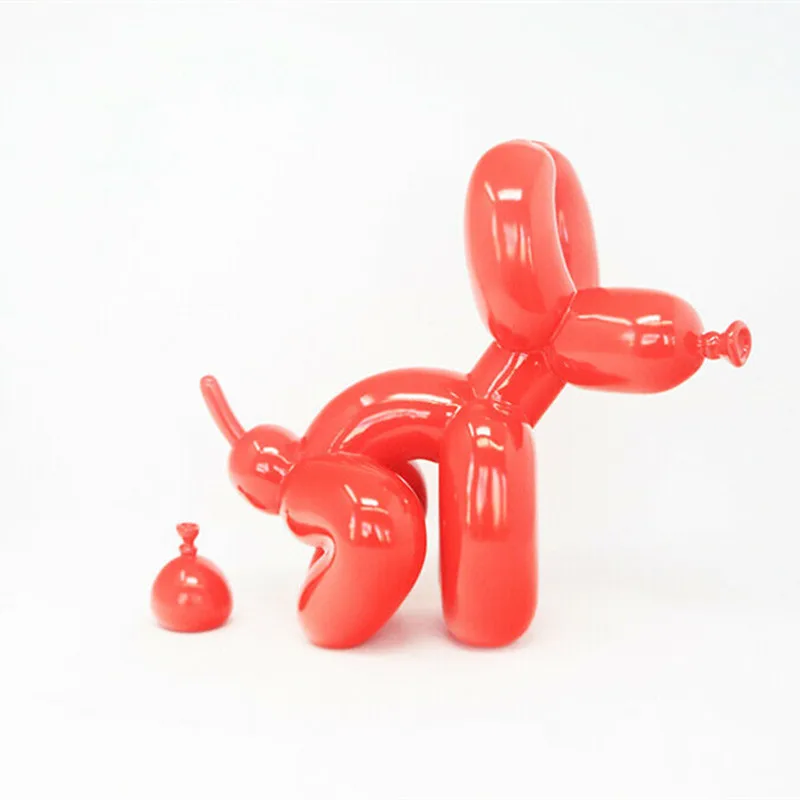 Vinyl Pooping Balloon Dog Figure Art Figurine Resin Craft Mighty Balloons Dog Statue Home Decorations Xmas Gift R1012
Vinyl Pooping Balloon Dog Figure Art Figurine Resin Craft Mighty Balloons Dog Statue Home Decorations Xmas Gift R1012
