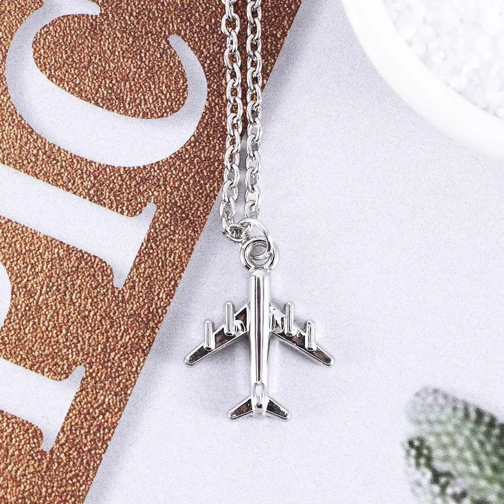 1Pcs Air Plane Chokers Fashion Pendant Necklace Stainless Steel Chains Necklaces For Men Women Aircraft Jewelry Gifts
1Pcs Air Plane Chokers Fashion Pendant Necklace Stainless Steel Chains Necklaces For Men Women Aircraft Jewelry Gifts