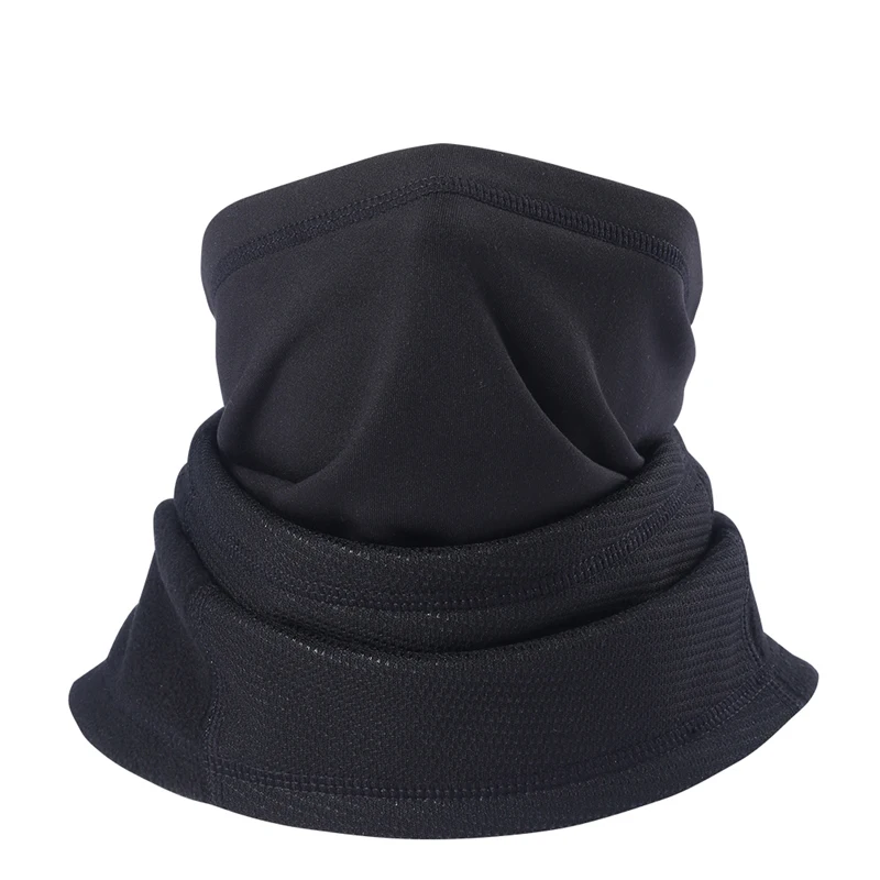 

Winter Polar Fleece Neck Gaiter Thermal Solid Neck Warmer Solid Buff Face Mask Motorcycle Outdoor Ski Balaclava Bicycle Headband