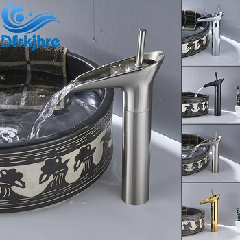 Bathroom Basin Sink Faucet Brass Chrome Brushed Nickel ORB Golden Finished Waterfall Taps Waterfall Basin Tap Mixer Torneira
Bathroom Basin Sink Faucet Brass Chrome Brushed Nickel ORB Golden Finished Waterfall Taps Waterfall Basin Tap Mixer Torneira