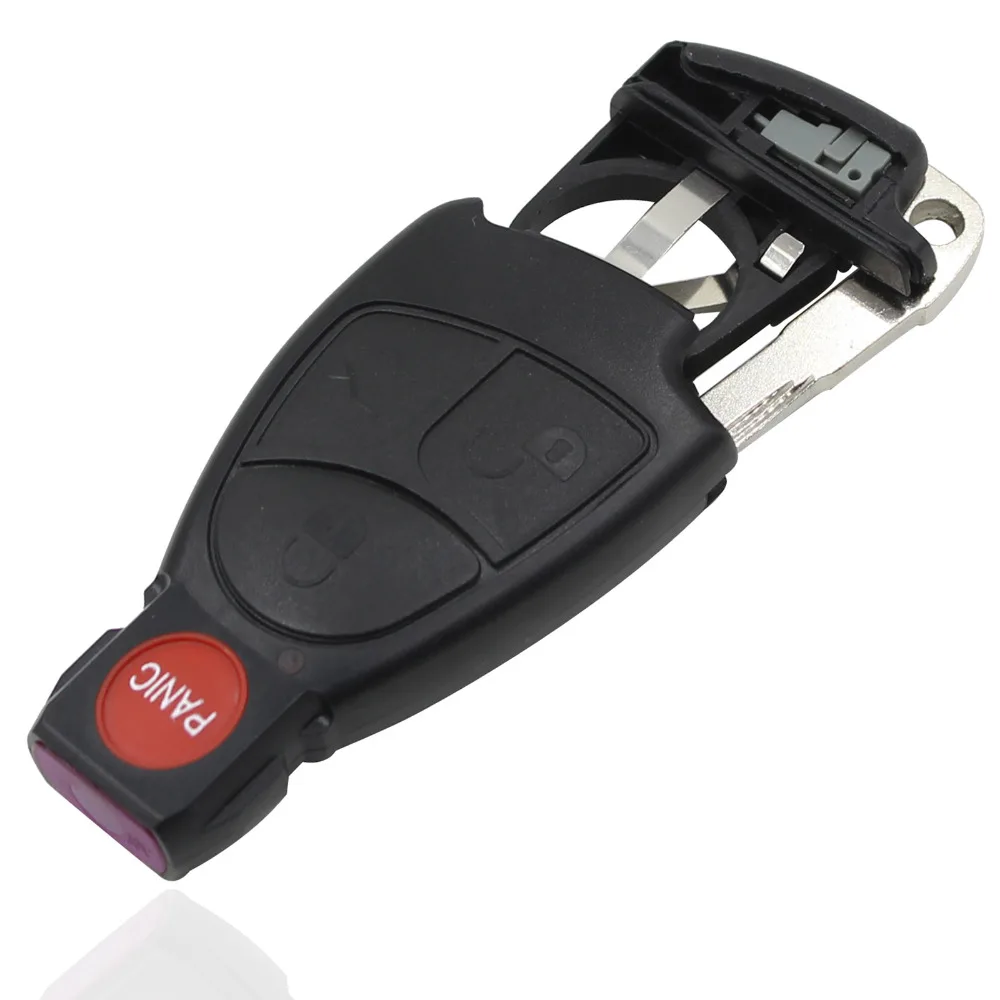 4 Buttons 3 +1 Panic Remote Keyless Entry Smart Key Case Shell +Blade & Batery Holder For Mercedes Benz C CL CKL E S SL SLK AMG
4 Buttons 3 +1 Panic Remote Keyless Entry Smart Key Case Shell +Blade & Batery Holder For Mercedes Benz C CL CKL E S SL SLK AMG