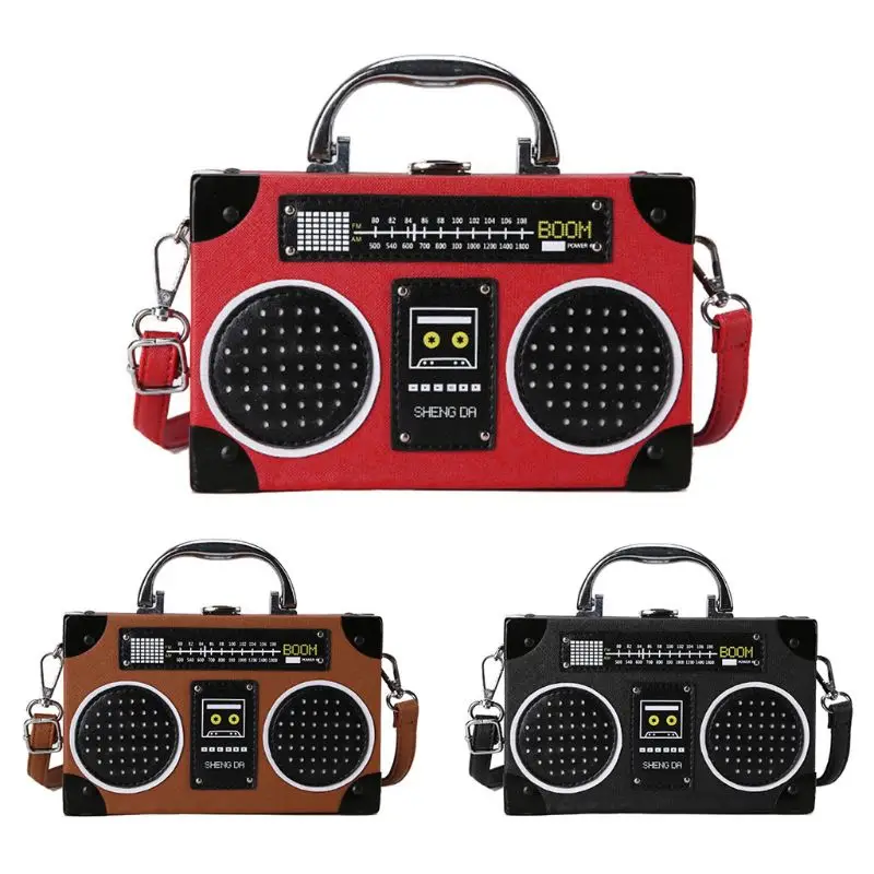 New Vintage Radio Shaped Crossbody Bag Women Clip Clasp Shoulder Bag Handbag Tote Purse
New Vintage Radio Shaped Crossbody Bag Women Clip Clasp Shoulder Bag Handbag Tote Purse