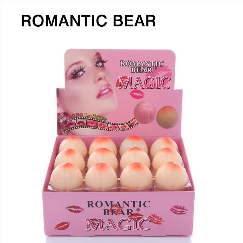 1pc Romantic Bear New Cute Makeup Peach Shape Moisturizer Nutritious Lip Balm Long Lasting Lips Care Brand Lipstick Balm
1pc Romantic Bear New Cute Makeup Peach Shape Moisturizer Nutritious Lip Balm Long Lasting Lips Care Brand Lipstick Balm