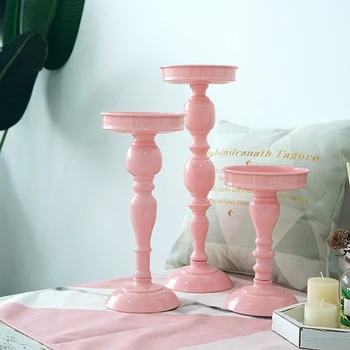 European pink candle holders wedding decorations candlesticks iron Cake stand dessert home table flower vase storage rack ZT147B
European pink candle holders wedding decorations candlesticks iron Cake stand dessert home table flower vase storage rack ZT147B