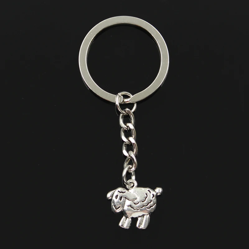 Fashion 30mm Key Ring Metal Key Chain Keychain Jewelry Antique Silver Bronze Plated sheep lamb 18x16mm Pendant
Fashion 30mm Key Ring Metal Key Chain Keychain Jewelry Antique Silver Bronze Plated sheep lamb 18x16mm Pendant