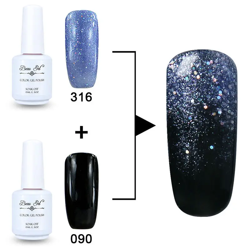 Beau Gel 15ml 2Pcs UV Nail Gel Factory Direct Easy Chameleon Gradient Soak Off Gel Polish Kits Set Need Nail Brush
Beau Gel 15ml 2Pcs UV Nail Gel Factory Direct Easy Chameleon Gradient Soak Off Gel Polish Kits Set Need Nail Brush