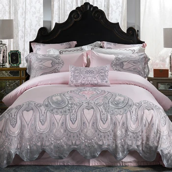 Egyptian Cotton Lace Luxury Bedding Set White Queen King Double Bed sheet set Bed set Bed Cover set juego de cama linge de lit
Egyptian Cotton Lace Luxury Bedding Set White Queen King Double Bed sheet set Bed set Bed Cover set juego de cama linge de lit