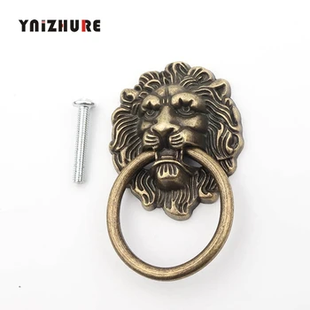 1PC Vintage Lion Head Furniture Door Pull Handle Zinc Alloy Cabinet Dresser Drawer Knobs
1PC Vintage Lion Head Furniture Door Pull Handle Zinc Alloy Cabinet Dresser Drawer Knobs